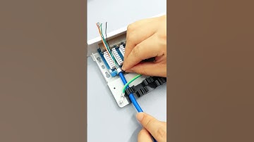 Shielded Network 1U RJ45 Cat5e Cat6 Cat6A Cat8 6/8/12 port Patch Panel with ethernet cable