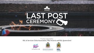Last Post Ceremony:  – Private Kenneth Charles von Bibra - 13 October
