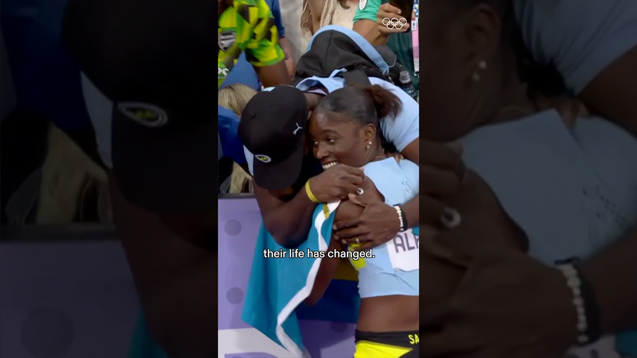 Julien Alfred looks back at life and everything that's happened since her historic run at #Paris2024