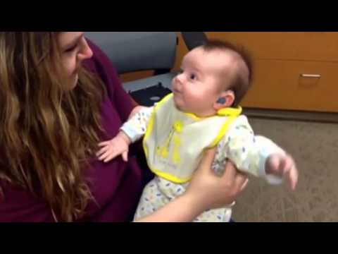 VIDEO - MUST WATCH: Baby hears mum's voice for first time