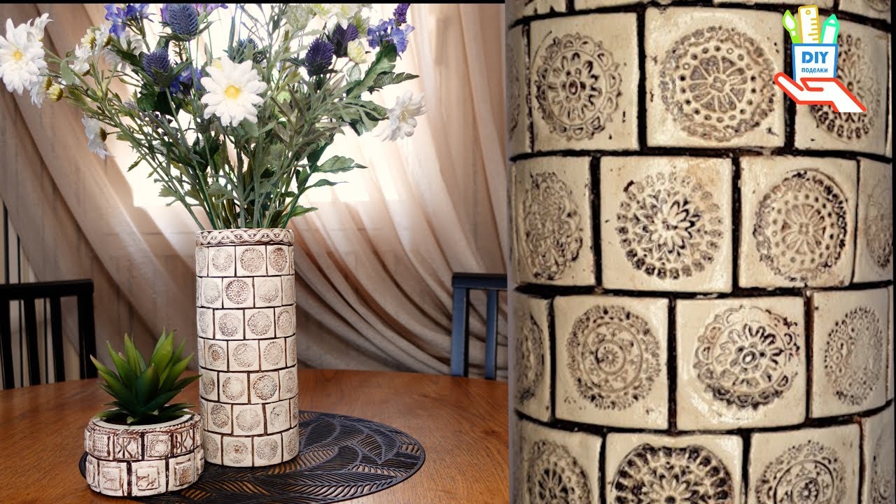 Декор из плиточек ручной работы [diy]