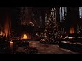 When the Storm Meets the Old Castle – Historic Christmas Rain, Thunder &amp; Firelight for Healing Sleep
