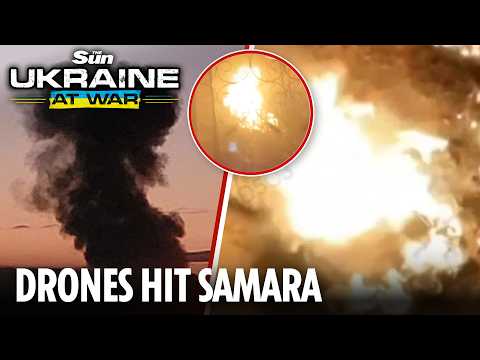 Rosneft’s Kuibyshev refinery catches fire as Ukraine’s drones descend on Samara