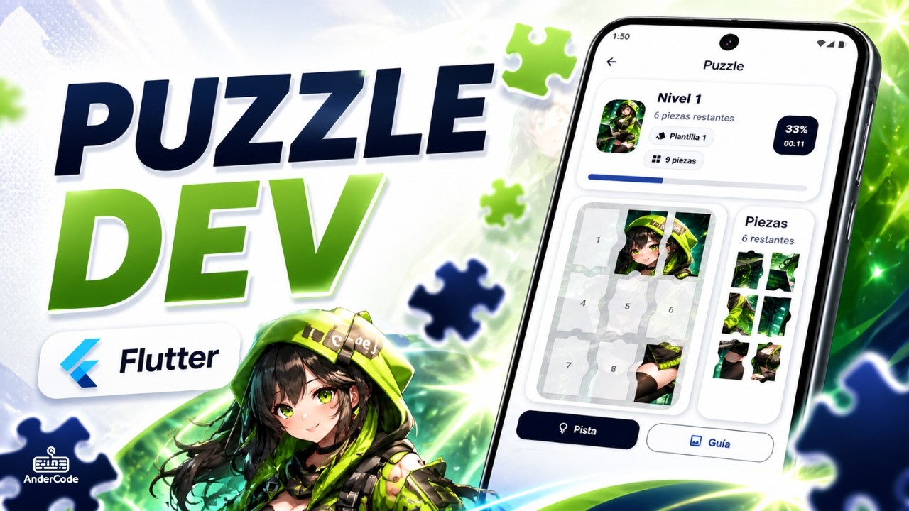 Creé un Juego Puzzle en Flutter y lo Preparé para Google Play