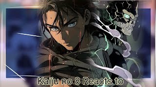 kaiju No.8 react to kafka hibino as Eren Yeager