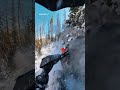 Barely making it up. #timbersled #snowbike #snowbiking #ktm #mtntop #yetisnowbikes #fyp