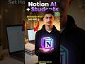 Notion AI for Students 🤯 Semester Plan in 1 Click! #shorts