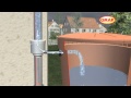Funcionamiento filtro de bajante para recuperar agua de lluvia