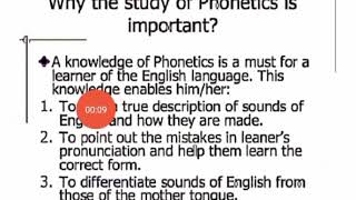 Why the study of phonetics is important  || What is phoneme
