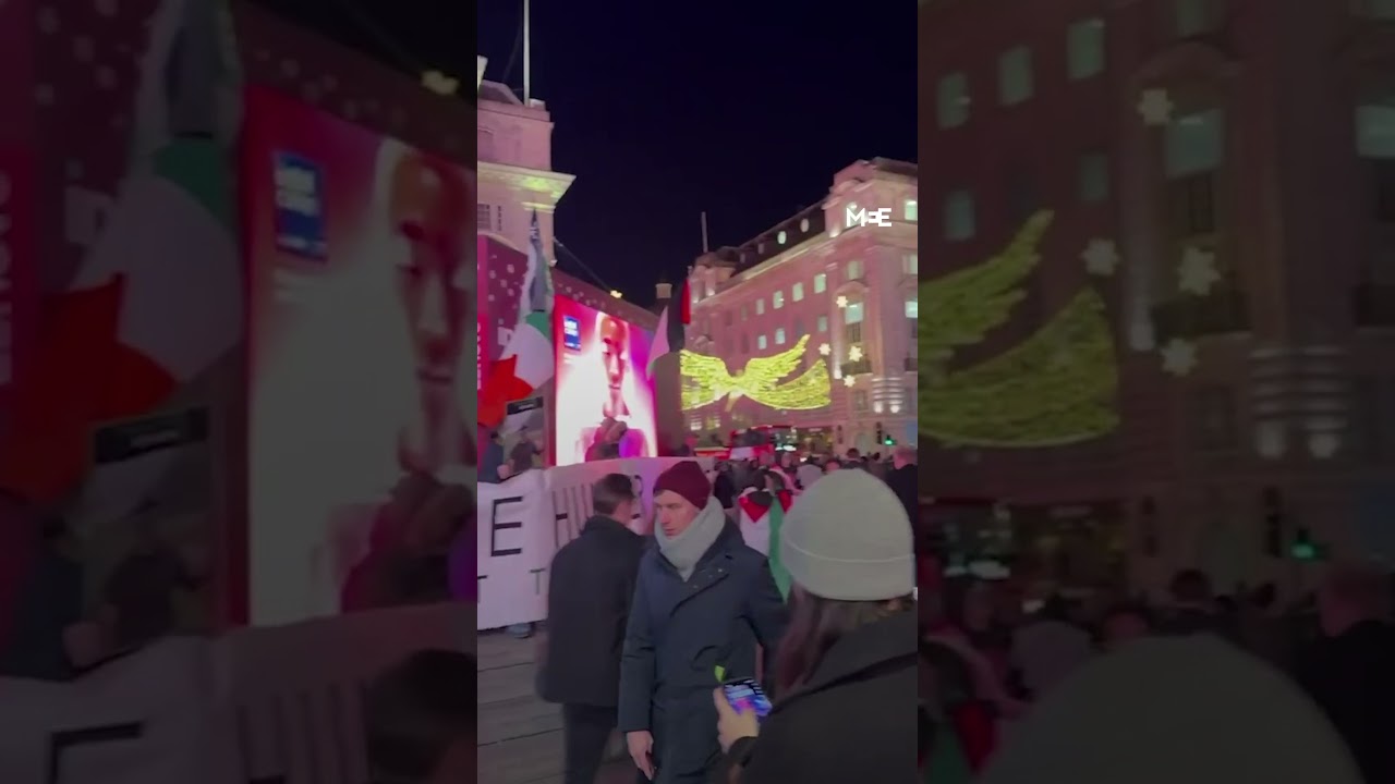 Activists gather in central London to support Palestine Action hunger-striking prisoners