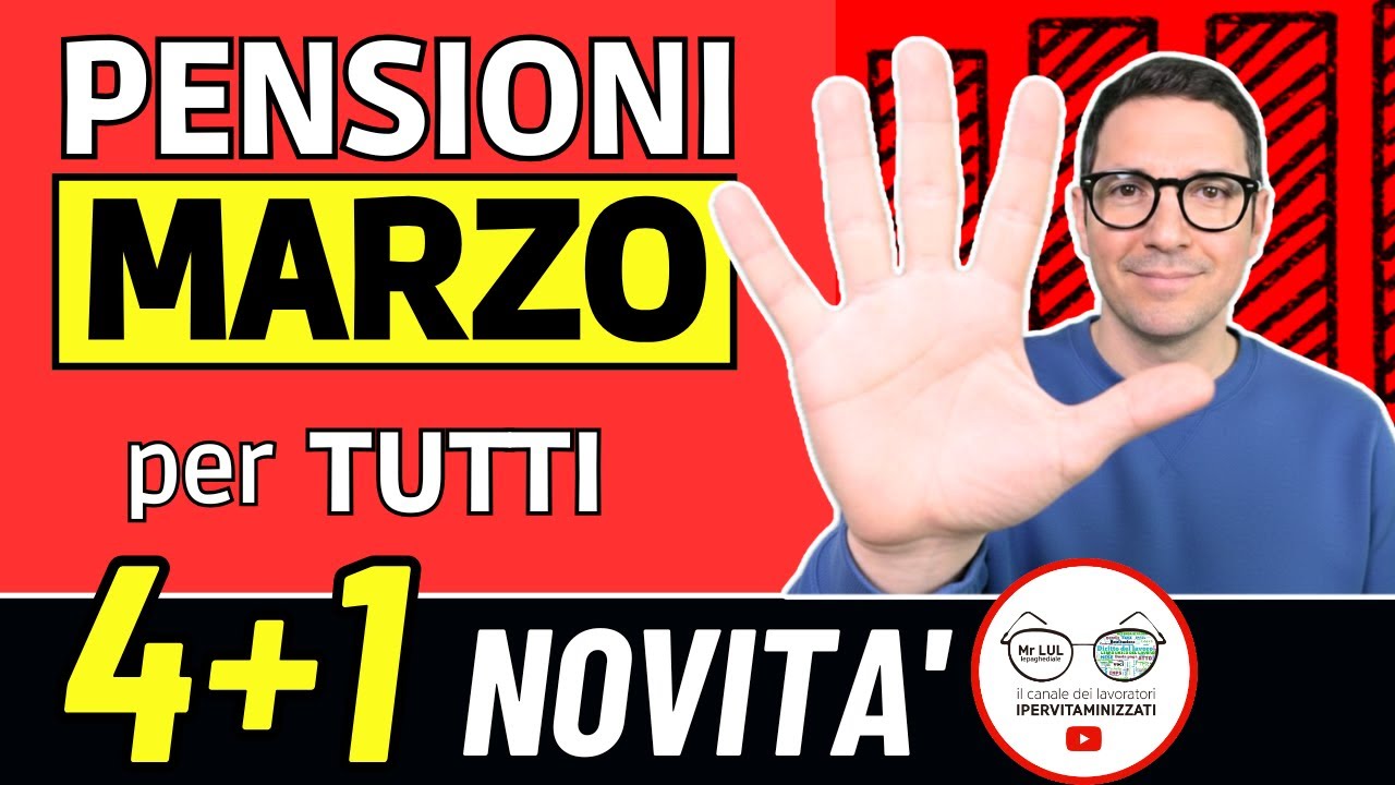 PENSIONI MARZO 2026 5 Novità IN ARRIVO ➜ IMPORTI ADDIZIONALE IRPEF AUMENTI ARRETRATI CONGUAGLI RED