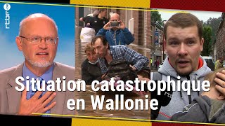 Inondations en Belgique : évacuations en urgence dans une Wallonie sinistrée - RTBF Info