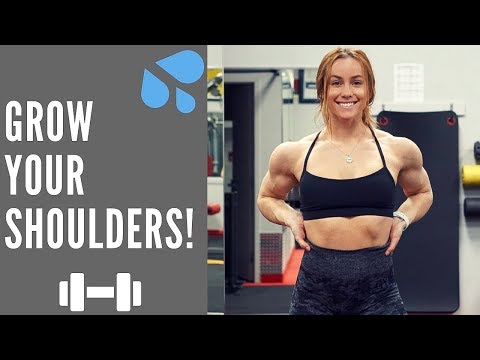 GROW YOUR SHOULDERS | INTENSE SHOULDER WORKOUT + AN ANNOUNCEMENT!! GROW YOUR SHOULDERS | INTENSE SHOULDER WORKOUT + AN ANNOUNCEMENT!!