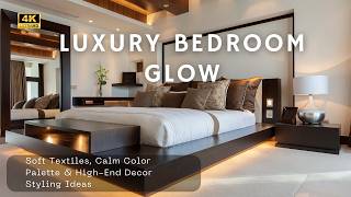 Luxury Bedroom Color Ideas 2026: Soft Textiles, Calm Color Palette &amp; High-End Decor Styling Ideas