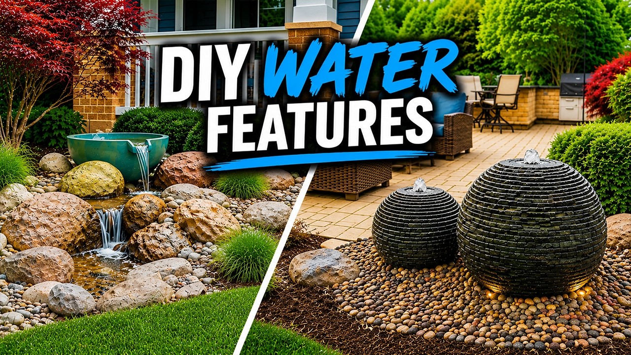 How We Transformed Her Front & Backyard with Water!
