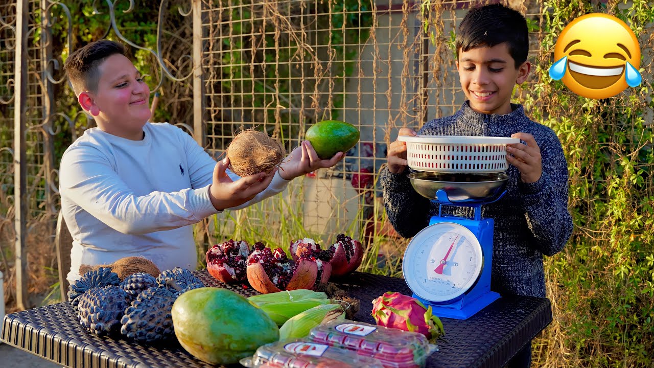 مودي فتح بسطية أنواع الفواكة 😂 #تحشيش