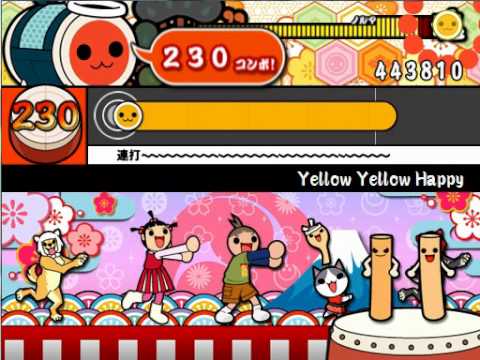 【創作譜面】『Yellow Yellow Happy』　難易度：むずかしい