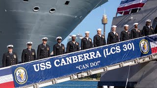 'Big deal' for defence: USS Canberra commissioned in Sydney