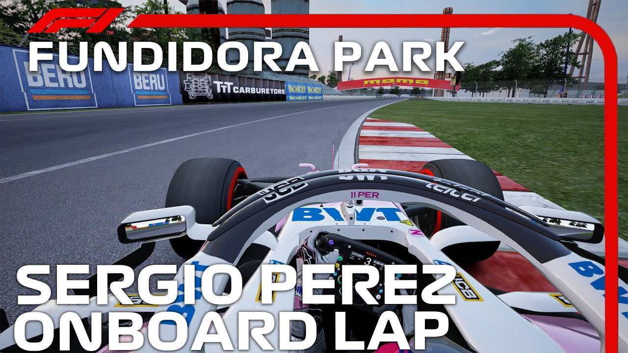 F1 2020 Fundidora Park Raceway Sergio Perez Onboard Assetto Corsa