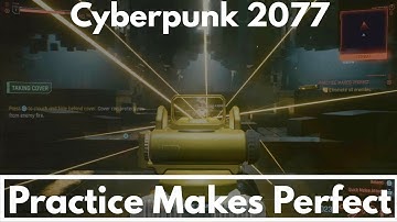 Cyberpunk 2077 Tutorial Mission Practice Makes Perfect (PS5 60 FPS Gameplay)