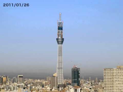 【定点観測】東京スカイツリー(2009/03/05-2011/03/03)