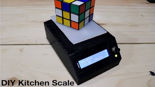 DIY kitchen scale using load cell & HX711