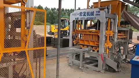 hongfa qt4 cement block machine 1