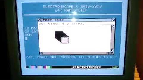 C-sixty-farce 8BIT PIC18F and SRAM producing VGA