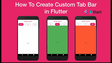 How To Create Custom Tab Bar in Flutter