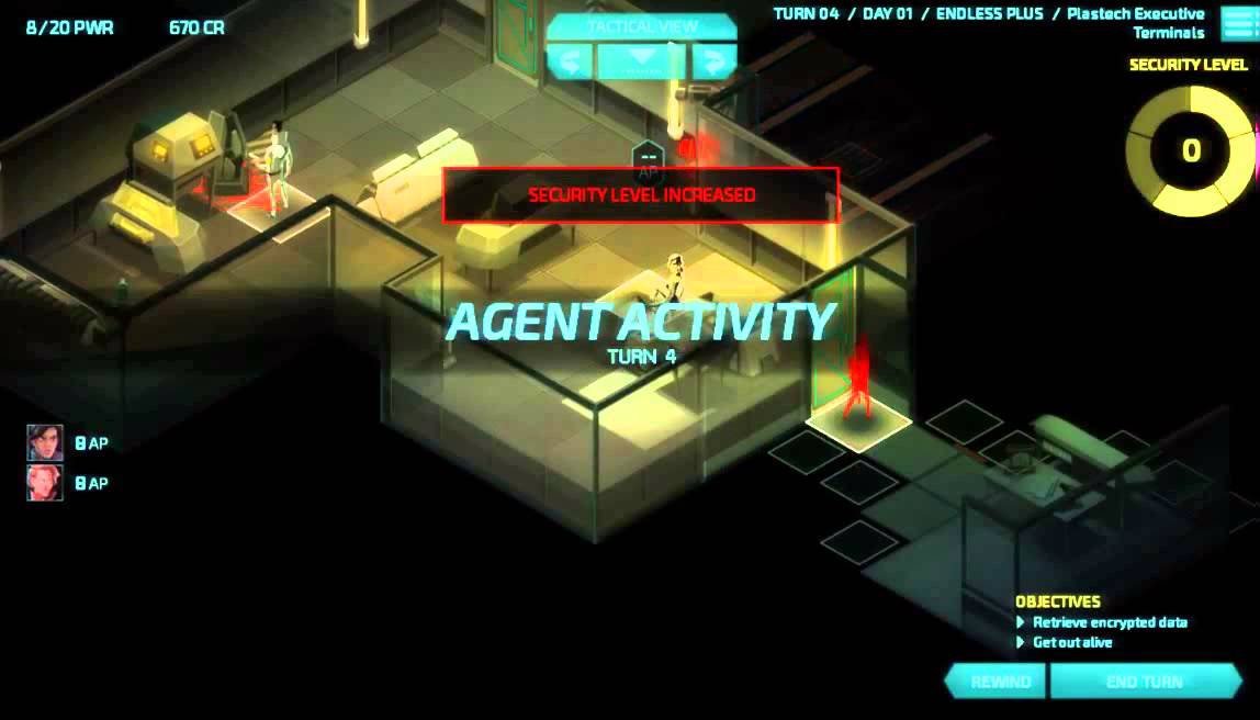 Invisible Inc game 3: mission 1 - YouTube