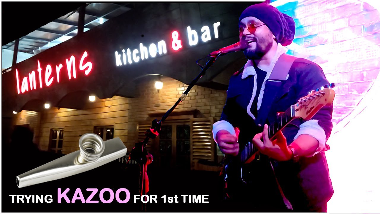 LIVE SOLO Gig @ Lanterns | Trying KAZOO for the first time | ANISH DARNAL