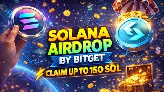 Bitget Solana Airdrop  Guide How To Claim Up To 150 Sol Tokens  Crypto Airdrop Guide 2026