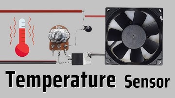 Automatic Fan Control Temperature Sensor Circuit