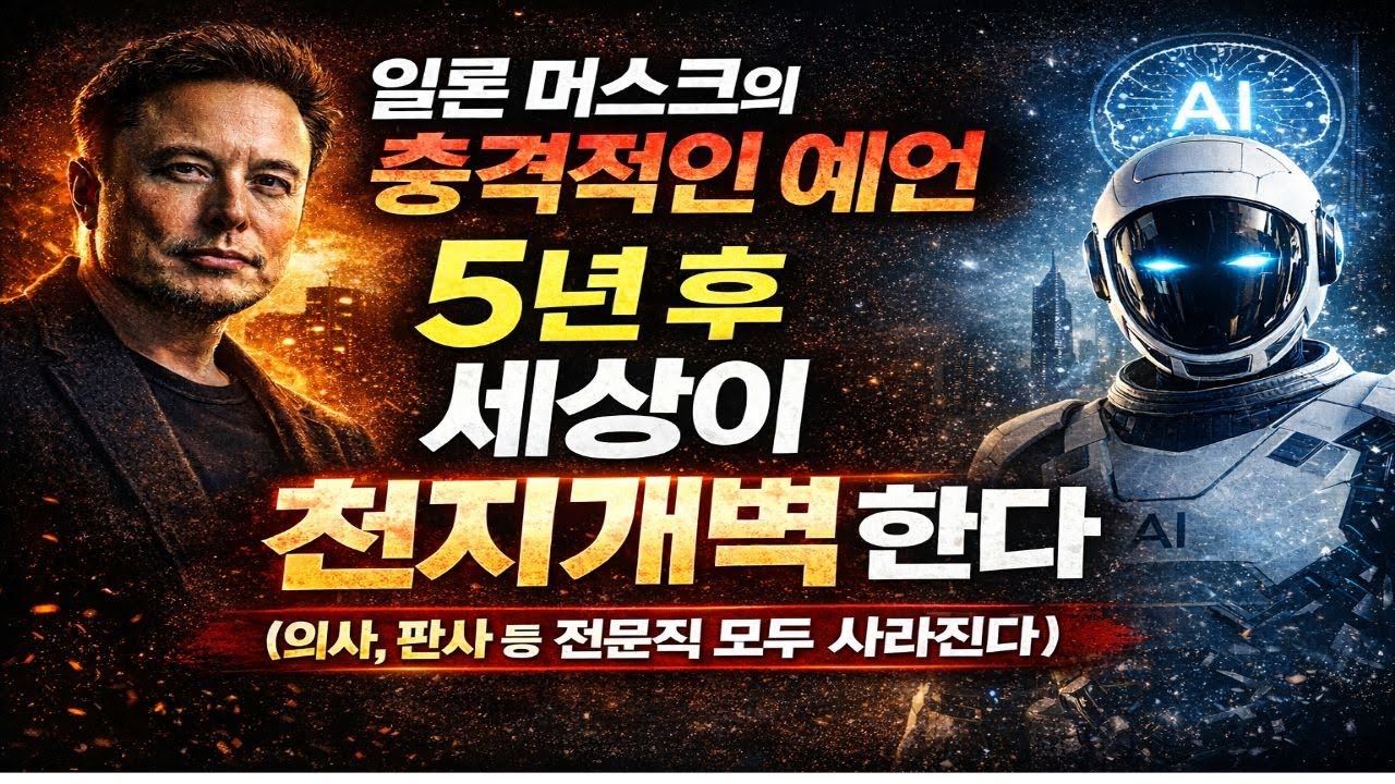 앞으로 5년, 모든 것이 달라진다”｜일론 머스크가 경고한 충격적 미래 시나리오 8가지 | A I 혁명 시대 | 모두의  이슈