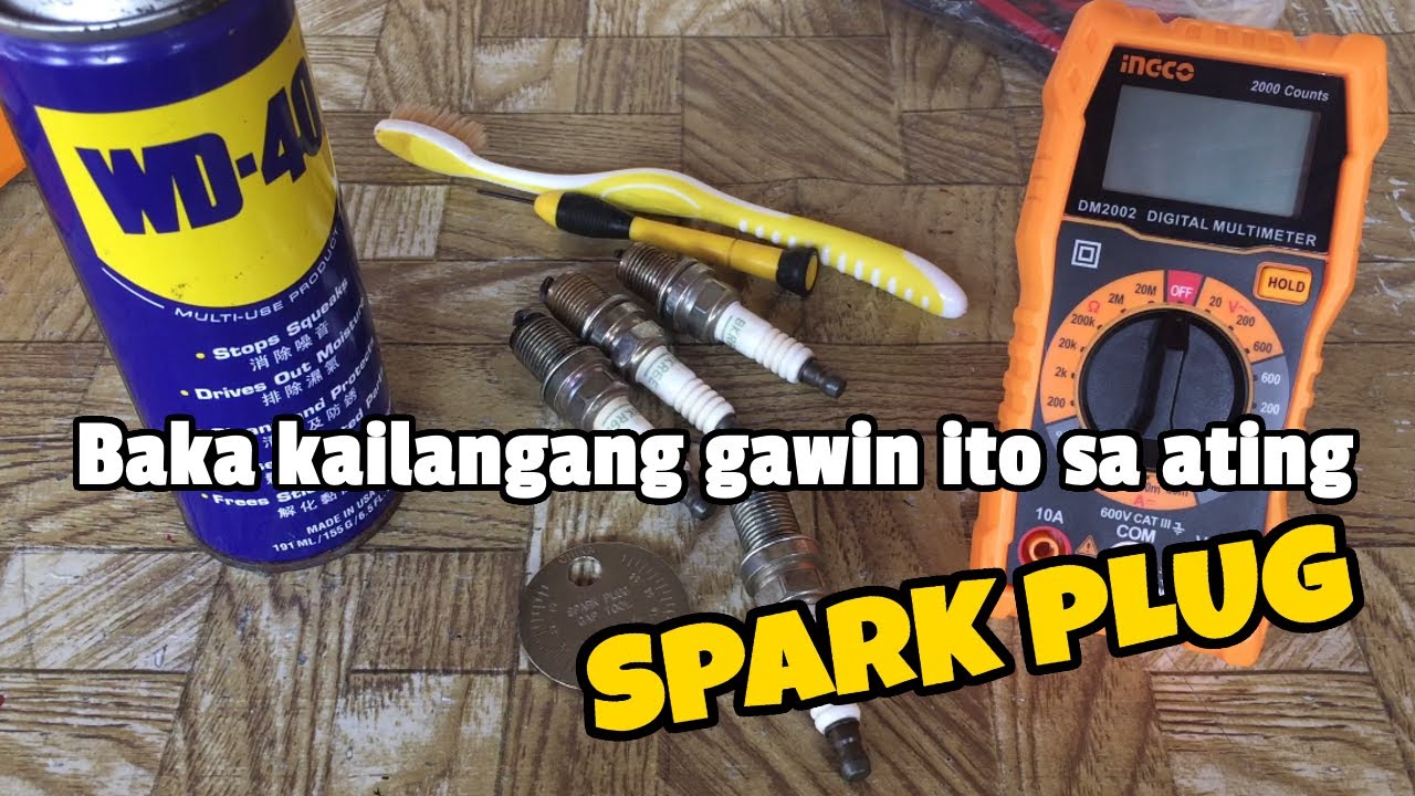 Paano Maglinis Magcheck ng Gap at Magtest ng SPARK PLUG | How To Clean | Check Gap & Test SPARK PLUG
