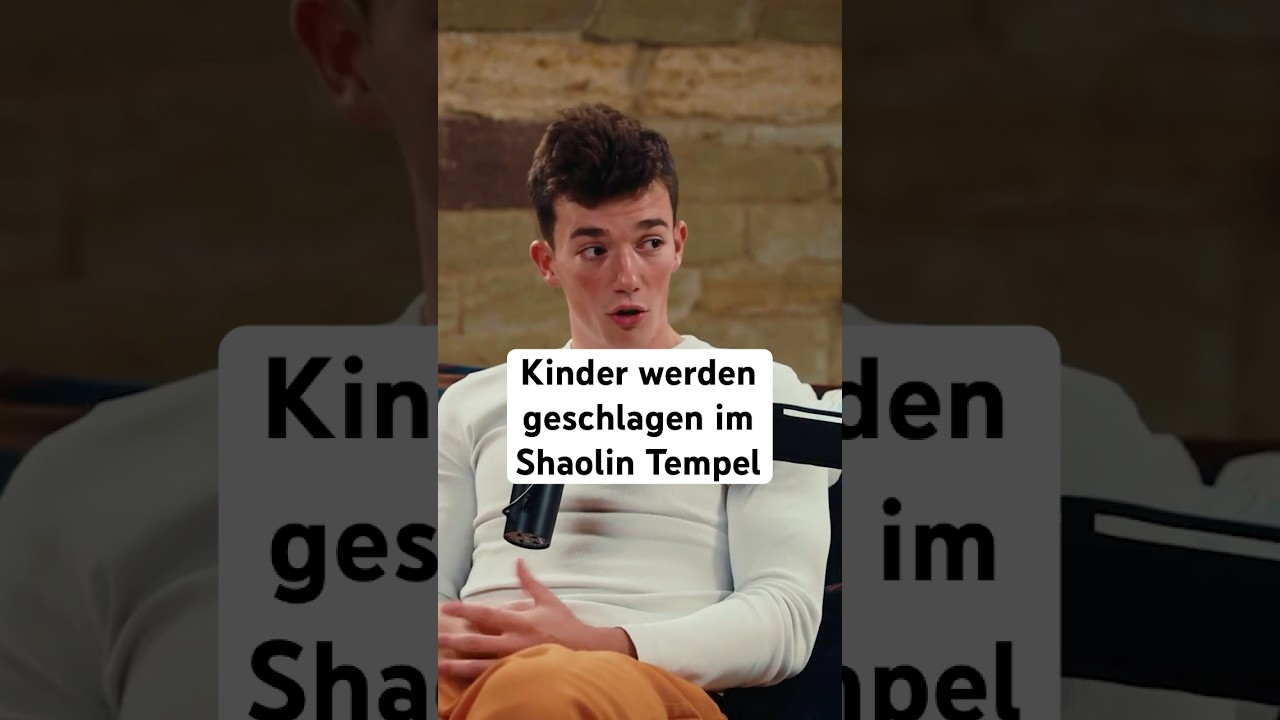 Deswegen werden Kinder im Shaolin Tempel geschlagen - Sacha Wenk, Shaolin Kid