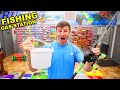 World's BIGGEST Fishing Gas Station Challenge