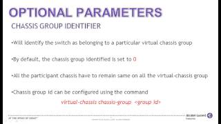 How to configure an OmniSwitch 6900 from Standalone to Virtual Chassis mode