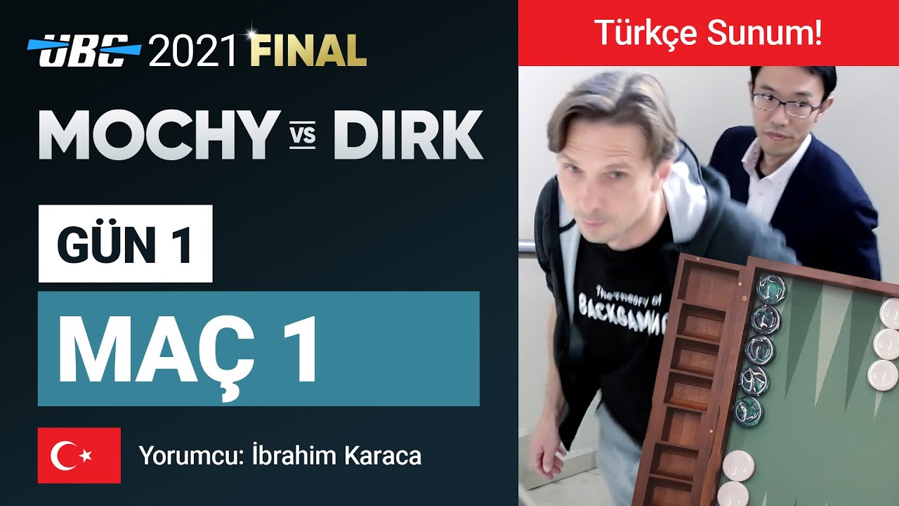 UBC 2021 Final: MOCHY vs DIRK (Match 1) Backgammon