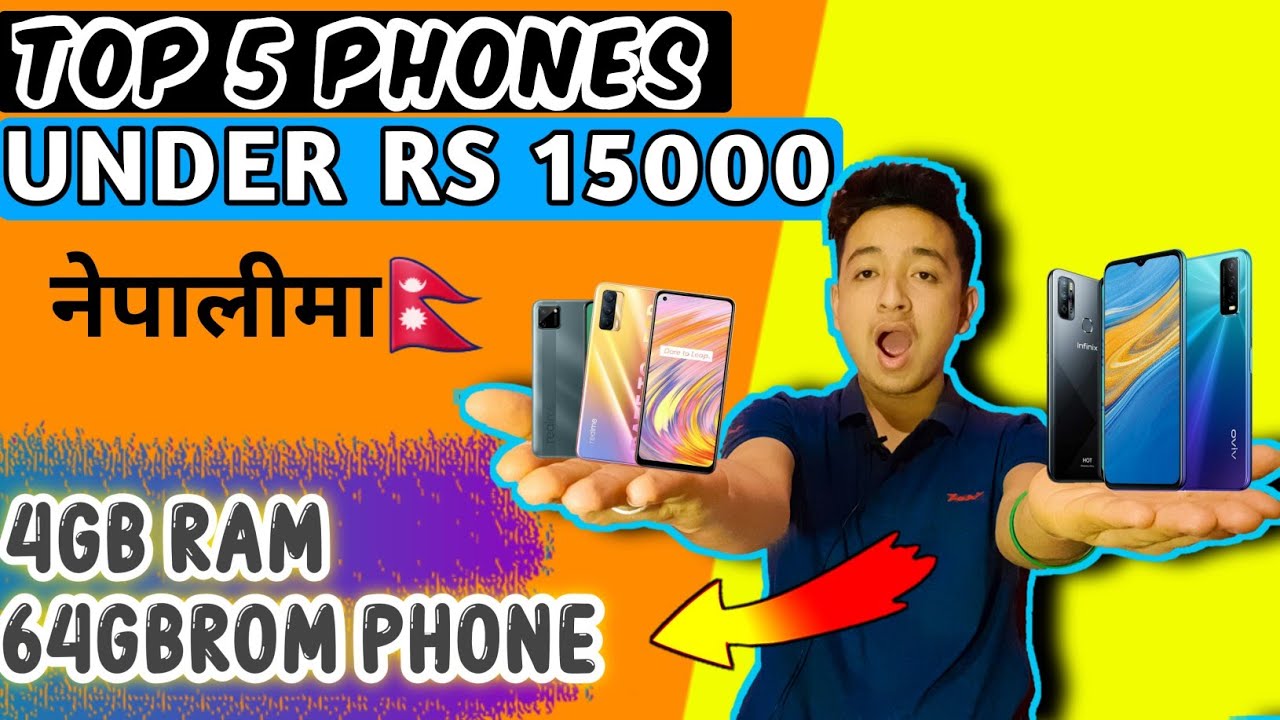 Top 5 Mobile Phones Under 15000 In Nepal🇳🇵 4GB Ram Phone Under 15000🔥