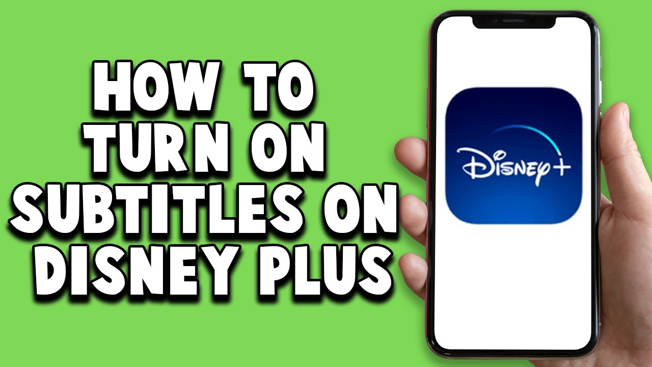 How To Turn On Subtitles On Disney Plus 2023 - YouTube