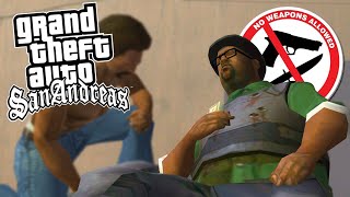 КАК ПРОЙТИ GTA SAN ANDREAS БЕЗ ОРУЖИЯ? (ФИНАЛ)