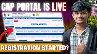 CAP REGISTRATION PORTAL IS LIVE 🔥 | Admission Started? | MHT-CET 2025 🎯