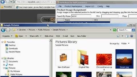 Drag and Drop Multiple Images Using NopAdmin for NopCommerce