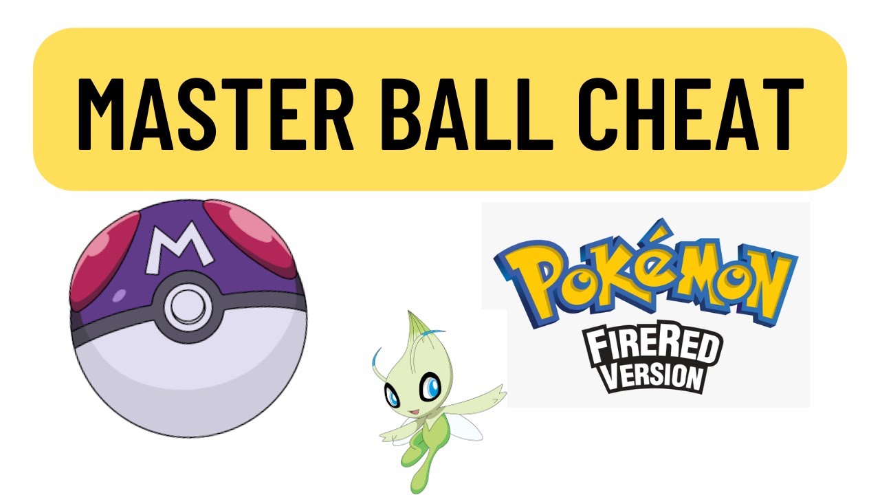 Pokemon Firered: Masterball Cheats (PC) 