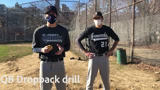 QB Dropback drill