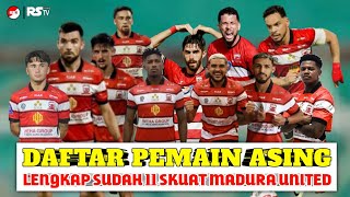 Daftar Pemain asing Madura united FC | Saatnya Madura united bangkit - Bursa transfer