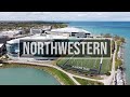 Northwestern university tour by drone 4k