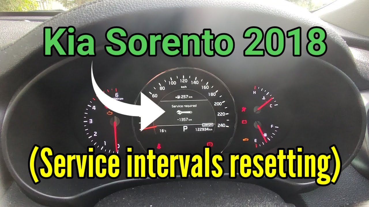 How to reset Kia Sorento 2018 Service Intervals Reminder || Do It