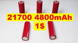 21700 Которые удивили! 4800mAh c Taobao за 1$